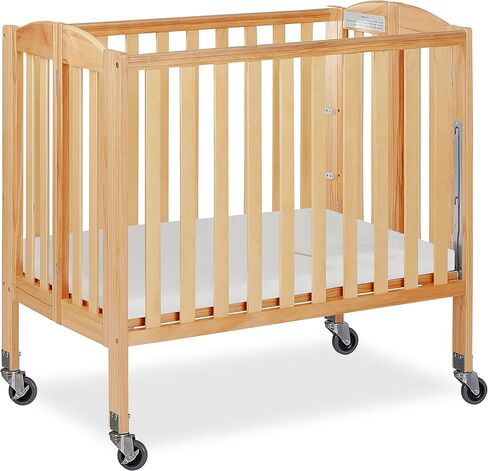 Dream On Me, 3-in-1 Folding Portable Crib with Dream On Me 3 Portable Crib Mattress, White in Kuwait