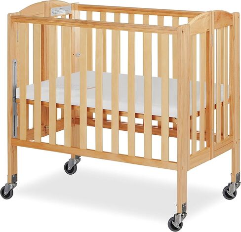 Dream On Me, 3-in-1 Folding Portable Crib with Dream On Me 3 Portable Crib Mattress, White in Kuwait