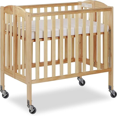 Dream On Me, 3-in-1 Folding Portable Crib with Dream On Me 3 Portable Crib Mattress, White in Kuwait