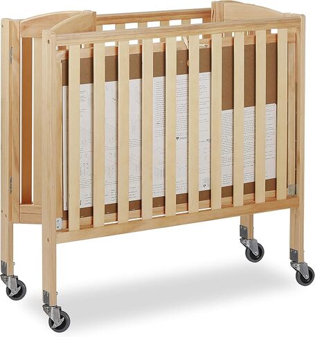 Dream On Me, 3-in-1 Folding Portable Crib with Dream On Me 3 Portable Crib Mattress, White in Kuwait