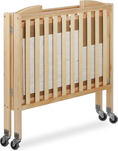 Dream On Me, 3-in-1 Folding Portable Crib with Dream On Me 3 Portable Crib Mattress, White in Kuwait