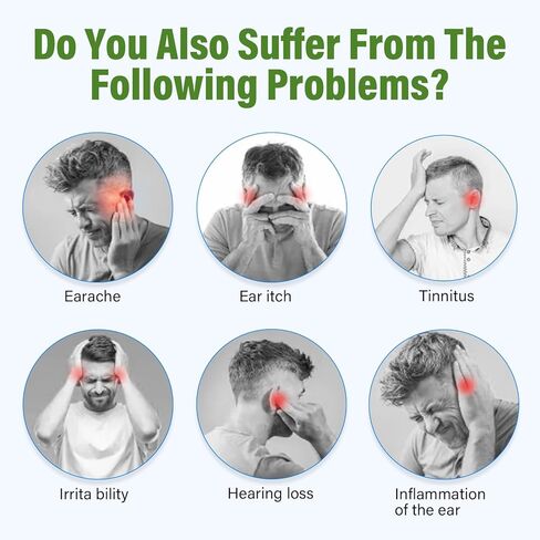 تخفيف طنين الأذن لطنين الأذن، 50 قطعة من رقع تخفيف طنين الأذن بتركيبة عشبية طبيعية، لتحسين فقدان الدم وتعزيزه، وتناسب نقاط الوخز بالإبر من أجل طنين فعال، للنساء والرجال in Kuwait