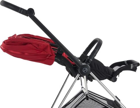 Cybex Mios 2 Complete Stroller, One-Hand Compact Fold, Reversible Seat, Smooth Ride All-Wheel Suspension, Extra Storage, Adjustable Leg Rest, XXL Sun Canopy, in Fancy Pink with Chrome/Black Frame in Saudi Arabia