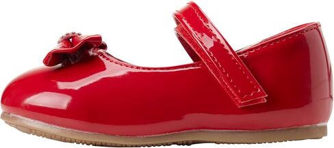 Josmo Baby Girls' Dress Walker Shoes - Patent Non-Slip Mary Jane Flats with Bow (Infant/Toddler) in Saudi Arabia