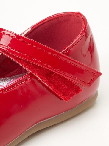 Josmo Baby Girls' Dress Walker Shoes - Patent Non-Slip Mary Jane Flats with Bow (Infant/Toddler) in Saudi Arabia