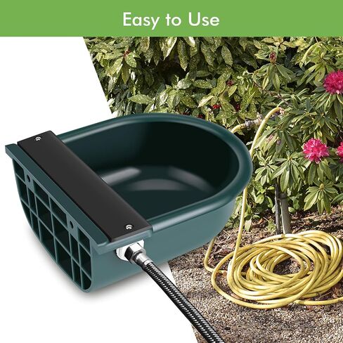 Animal Water Drinking Trough, Automatic Cow Drinking Water Bowl Feeder Trough Dispenser Waterer Livestock Water Tank with Float Ball Valves for Pet Dog Horse Cattle Goat Sheep in Saudi Arabia