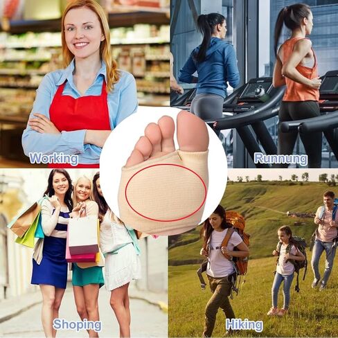 وسائد مشط القدم، وسائد مشط القدم، وسائد مشط القدم للنساء والرجال، وسادة وسائد بأكمام هلامية، وسادات قدم لتخفيف آلام الورم العصبي مورتون، وتساعد في ألم مشط القدم، وبثور مسامير القدم، وأقدام مرضى السكري (عبوتان) in Kuwait