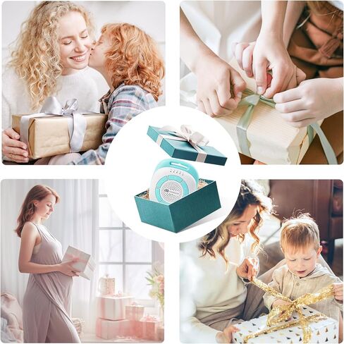 Smart White Noise Sound Machine Records Mom's Real Heart Rate, Portable Sound Machine for Sleep for Infants, Baby, Kids, Adults, Sleep Soother/w Heart Beat, 19 White Noises, 4 Timers, 7 Volume Levels in Saudi Arabia