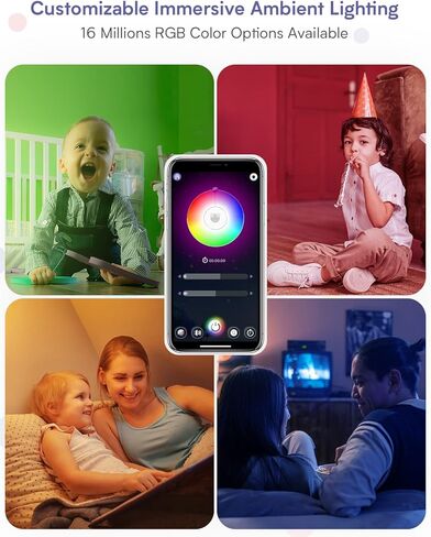 White Noise Machine APP Control Baby White Noise Sound Machine Night Light for Adults Kids, Sleeping Home Nursery Soother Machine, Natural Sounds Therapy, Time-to-Rise Sleep Trainer, Nursery Lamp in Kuwait