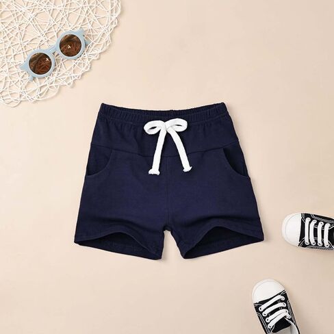 ملابس أطفال أولادي من DOMOABEI ملابس صيفية للأطفال الصغار بأكمام قصيرة تي شيرت مرقع وجيب وبنطلون طقم ملابس للأولاد 12 شهرًا-4T in Kuwait