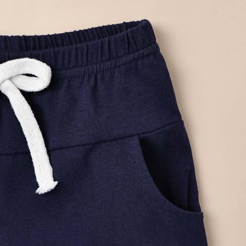 ملابس أطفال أولادي من DOMOABEI ملابس صيفية للأطفال الصغار بأكمام قصيرة تي شيرت مرقع وجيب وبنطلون طقم ملابس للأولاد 12 شهرًا-4T in Kuwait