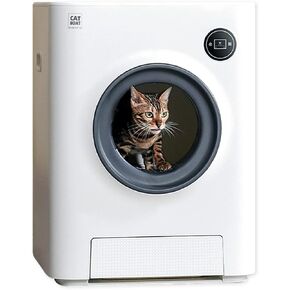CATBOAT Self Cleaning Cat Litter Box Scoop Free Automatic Cat Litter Box Smart with APP Control (2.4Ghz WiFi), Odor Removal, Safe Lock, Quiet Large Space for Cats Kitty Self Scooping Auto Litter Box in Kuwait