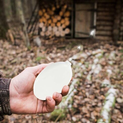 AMZAOMNN جهاز فحص الرياح للصيد، كاشف الرياح المحمول للصيد، قطعتان من مؤشر الرياح لحاوية السيليكون، 4 عبوات من حشوة البط والأوز عديمة الرائحة، قابلة للاستخدام 280 مرة in Kuwait