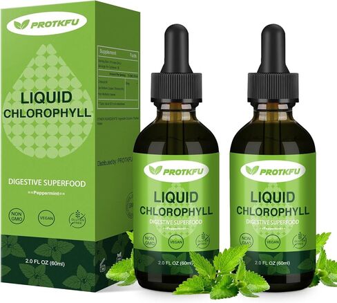 Chlorophyll Liquid Drops (2 Pack-New Package) in Kuwait