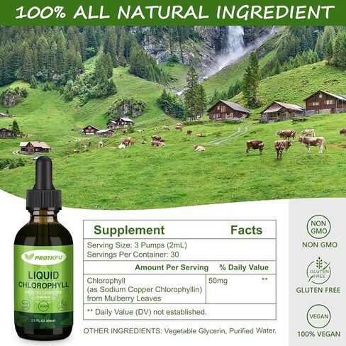 Chlorophyll Liquid Drops (2 Pack-New Package) in Kuwait