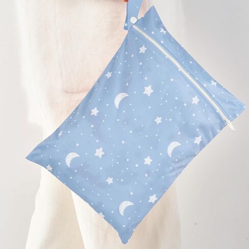 HappyFlute 9 Sets Newborn Baby Cloth Pocket Diapers Adjustable Reusable | One Wet Bag+4Diapers and 4Inserts For Baby Boys and Girls(6-33 pounds,0-3 years) in Saudi Arabia