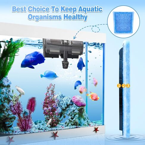 8 Pack Rite-Size C Filter Cartridges Compatible with MarineLand Filters in Kuwait