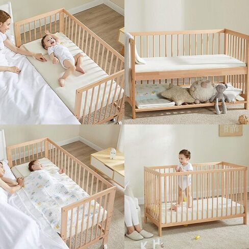 NTBAY Microfiber Crib Fitted Sheet, 28 x 52, Black | Soft Fitted Crib Sheet with Full Elastic and 8 Inch Pocket, fits Standard 28 x 52 Inch Crib Mattresses, 1 Sheet Only in Saudi Arabia