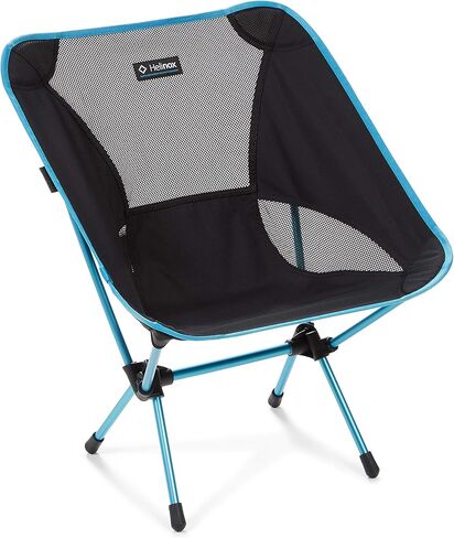 Helinox Chair One Original Lightweight, Compact, Collapsible Camping Chair, Black/Blue in Saudi Arabia