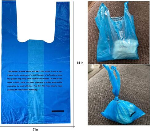 Baby Diaper Disposal Sacks (600 Count), Baby Powder Scented Easy-Tie Diaper Bags, Multipurpose Disposal Bags for Diapers, Dog Waste, Cat Litter & Sanitary Products (Purple) in Saudi Arabia