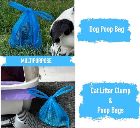 Baby Diaper Disposal Sacks (600 Count), Baby Powder Scented Easy-Tie Diaper Bags, Multipurpose Disposal Bags for Diapers, Dog Waste, Cat Litter & Sanitary Products (Purple) in Saudi Arabia