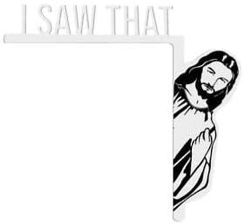 ARK Survivor Jesus I Saw That Door Window Frame Computer Decoration (Large L) in Kuwait