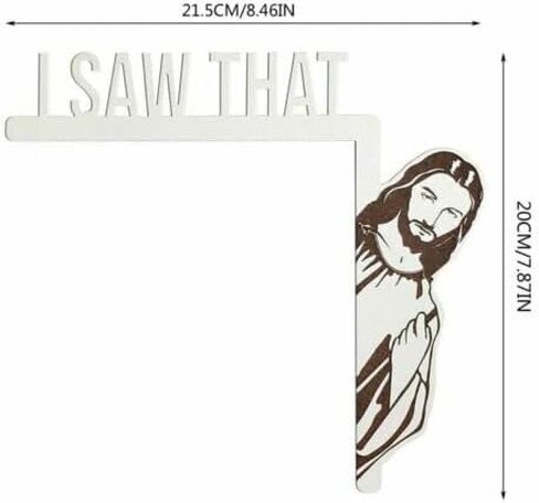 ARK Survivor Jesus I Saw That Door Window Frame Computer Decoration (Large L) in Kuwait