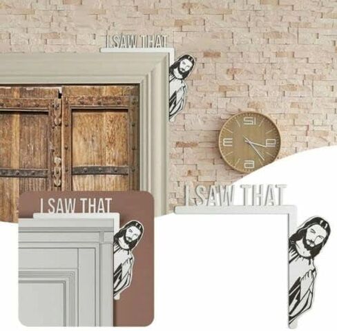 ARK Survivor Jesus I Saw That Door Window Frame Computer Decoration (Large L) in Kuwait