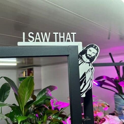 ARK Survivor Jesus I Saw That Door Window Frame Computer Decoration (Large L) in Kuwait