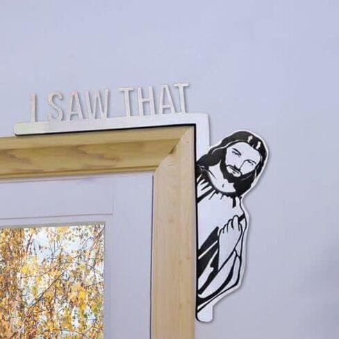 ARK Survivor Jesus I Saw That Door Window Frame Computer Decoration (Large L) in Kuwait