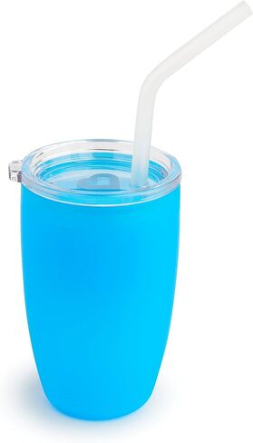 Munchkin® Miracle® 360 Trainer Sippy Cup - Converts to Straw Cup and Open Training Cup, 7oz, Blue/Green in Saudi Arabia