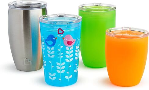Munchkin® Miracle® 360 Trainer Sippy Cup - Converts to Straw Cup and Open Training Cup, 7oz, Blue/Green in Saudi Arabia