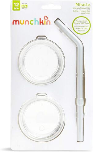 Munchkin® Miracle® 360 Trainer Sippy Cup - Converts to Straw Cup and Open Training Cup, 7oz, Blue/Green in Saudi Arabia