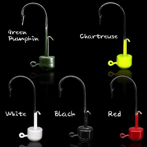 Ned-Rig-Kit-Finesse-Baits-Soft-Plastic-Worms-Fising-إغراء لعصا البيس سويمبيت جراد البحر السحر Shroom Ned Jig Head Kit in Kuwait