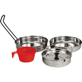 Texsport 5 pc Stainless Steel Camping Cookware Outdoor Mess Kit in Kuwait