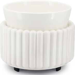 VICTORIA AROMA Ceramic Wax Melt Warmer 3-in-1 Wax Warmer for Scented Wax - Electric Fragrance Burner for Home, Office, Bedroom - Gift & Décor（Green） in Kuwait