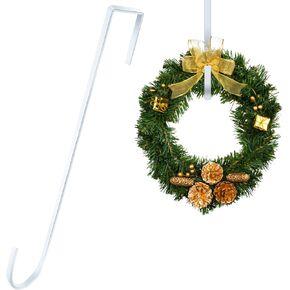Dohia Wreath Hanger for Front Door Metal Over The Door Wreath Hook Hanger Single Hook Ornament Wreath Door Hanger D1-SDHHGG (1) in Saudi Arabia