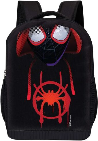 Marvel COMICS CLASSIC SPIDERMAN BACKPACK BLACK SPIDERMAN 18 INCH AIR MESH PADDED BAG (Avengers - Michael Cho Spiderman) in Kuwait
