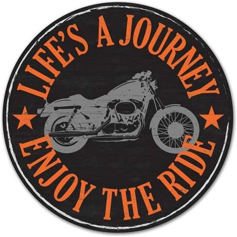 علامة معدنية دائرية مقاس 12 بوصة من Craig Bachman: شماعة حائط للدراجة النارية MD0464 in Kuwait