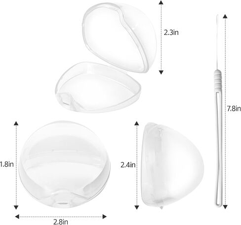 Nisxabebe Pacifier Case,4 Pack BPA Free Pacifier Holder Case with Lanyard for Diaper Bag,Pacifier Container Box for Baby Binky Nipple Travel,Essential Pacifier Accessories,Easy to Clean,Pink in Saudi Arabia