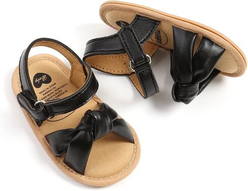 BEBARFER Baby Girls Sandals Toddler Infant Cute Flowers Anti-Skid Rubber Sole First Walkers Summer Shoes in Saudi Arabia