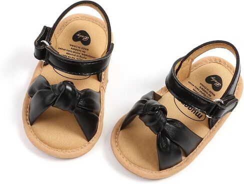 BEBARFER Baby Girls Sandals Toddler Infant Cute Flowers Anti-Skid Rubber Sole First Walkers Summer Shoes in Saudi Arabia