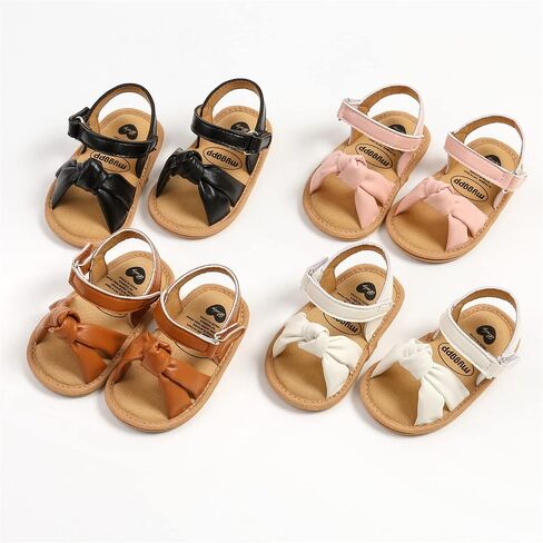 BEBARFER Baby Girls Sandals Toddler Infant Cute Flowers Anti-Skid Rubber Sole First Walkers Summer Shoes in Saudi Arabia