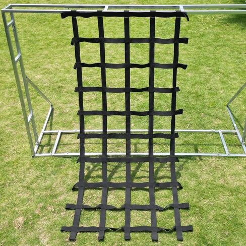 CL CLC 8 ft X 4 ft Climbing Cargo Net Black (104inch x 57 inch) - Playground Cargo Net - Climbing Net for Swingset - Indoor Climbing Net - Climbing Ladder in Kuwait