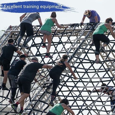 CL CLC 8 ft X 4 ft Climbing Cargo Net Black (104inch x 57 inch) - Playground Cargo Net - Climbing Net for Swingset - Indoor Climbing Net - Climbing Ladder in Kuwait