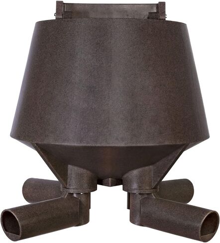 Boss Buck Hunting Durable Lightweight Plastic Windproof Waterproof Gravity Feed Deer Post Feeder with 4 Removable Tubes and Lid in Saudi Arabia