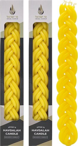 Havdalah Candle Yellow (2-Pack) in Kuwait