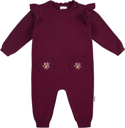 Gerber Baby Girls Sweater Knit Romper Jumpsuit in Kuwait