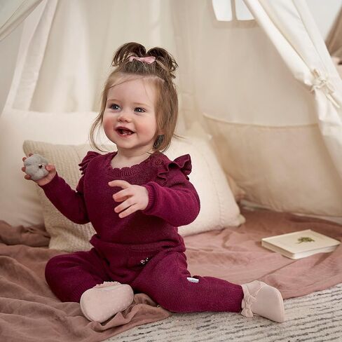 Gerber Baby Girls Sweater Knit Romper Jumpsuit in Kuwait