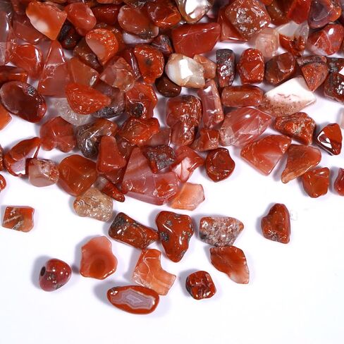 Gemshan 2lb رقائق الكوارتز الوردية الطبيعية سحقت رقاقة الكريستال السائبة 7mm-9mm تعثر شفاء كريستال حجر لحوض السمك زهرية النبات الديكور المجوهرات DIY (روز كوارتز) in Kuwait